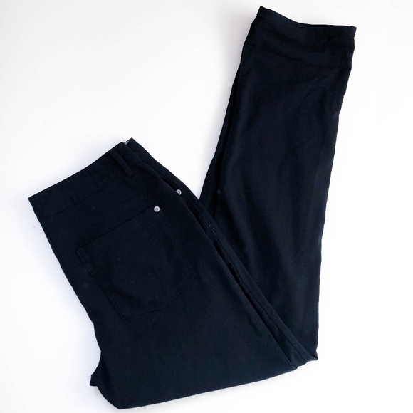 outlier slim dungarees black